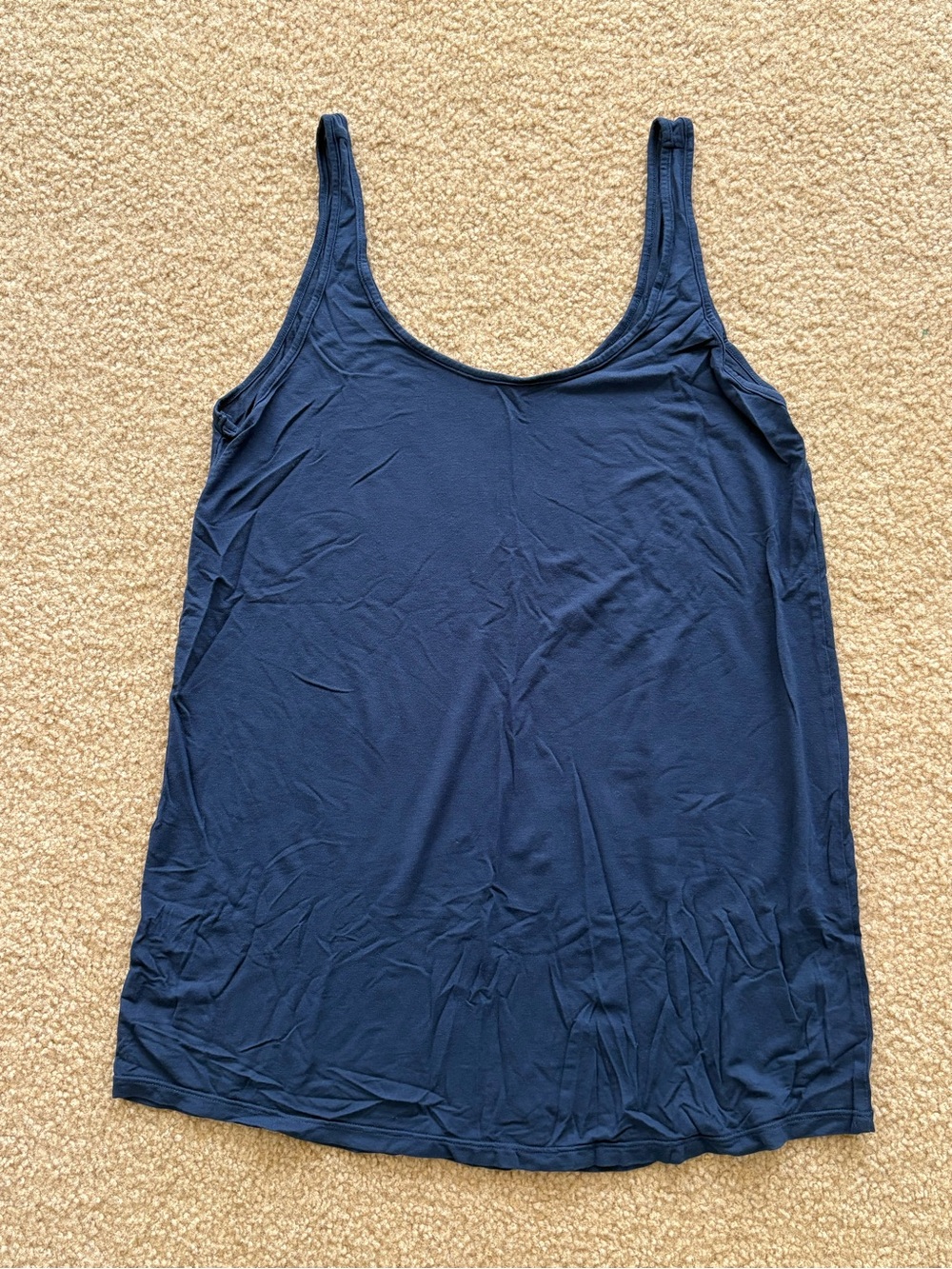 Tommy John Navy Second Skin Tank Top for Women - XS